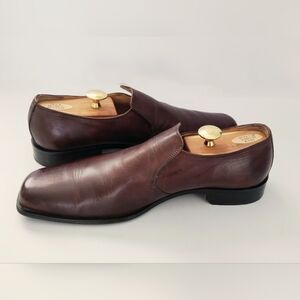 Mercanti Feorantini Brown Italian Made Leather Men's Shoes. Size 11.5 M. Pre-own
